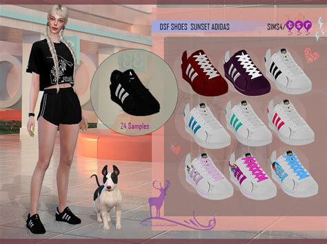 sims 4 Adidas superstar sneakers